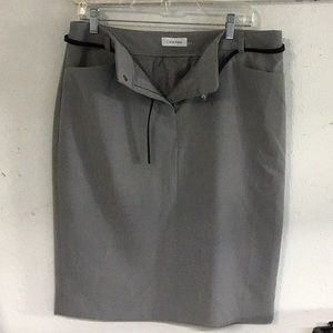 Pencil skirt with belt